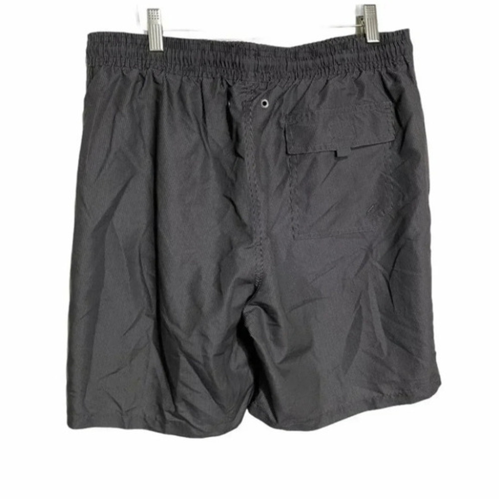 Kirkland M gray/black pinstripe swim trunks - Picture 3 of 5